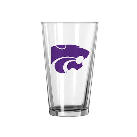 Logo Brands KS State 16oz Gameday Pint Glass 158-G16P-1